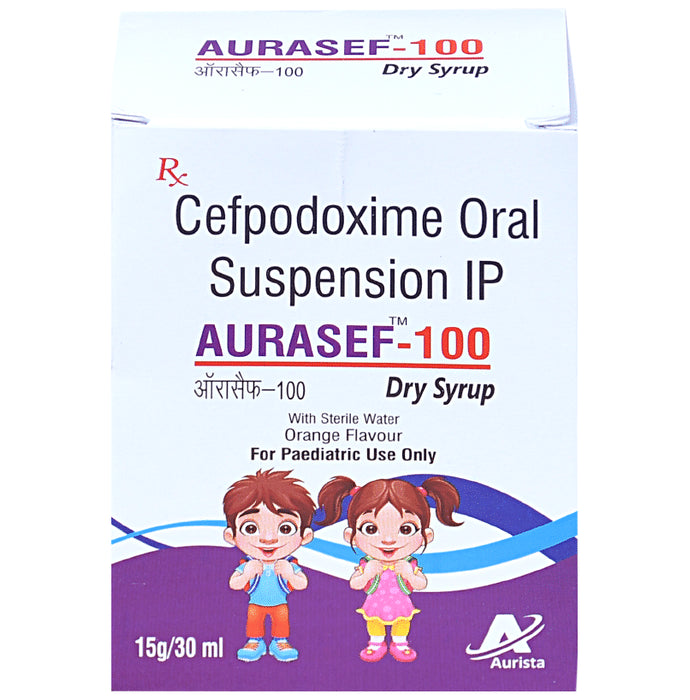 Aurasef 100 Dry Syrup - Nibasu