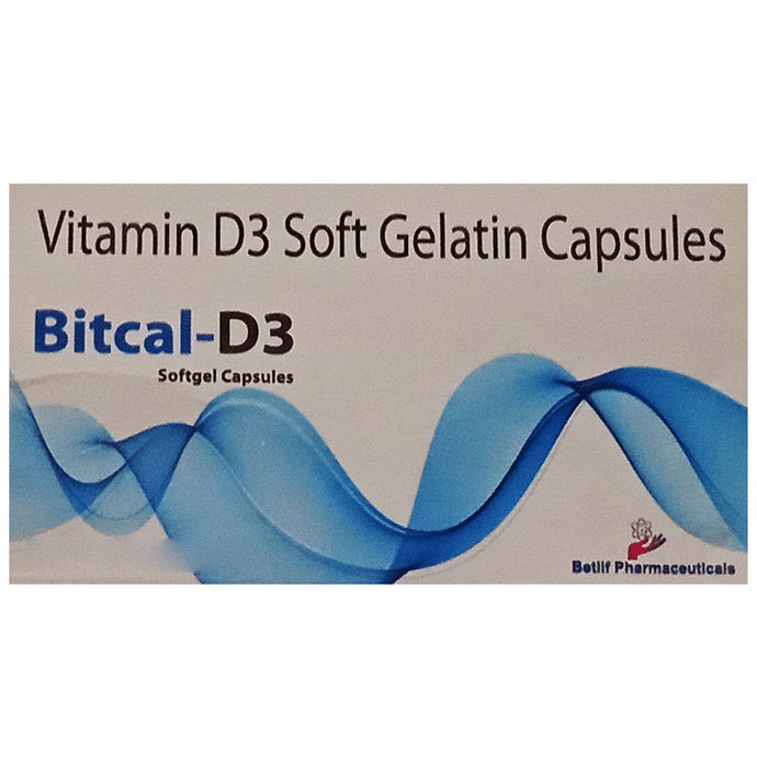Bitcal-D3 Softgel Capsule - Nibasu