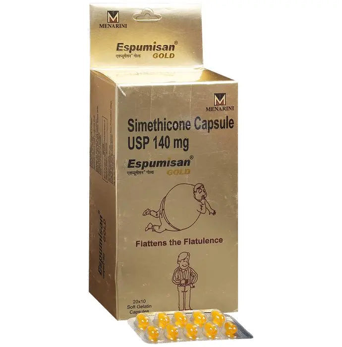 Espumisan Gold Simethicone Capsule for Flatulence